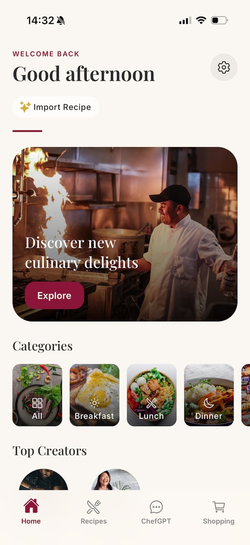 Chewable App Screenshot